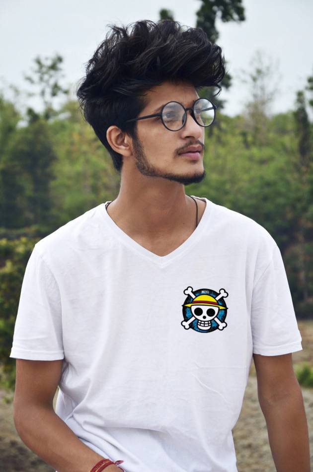 Tricou simplu One Piece Față
