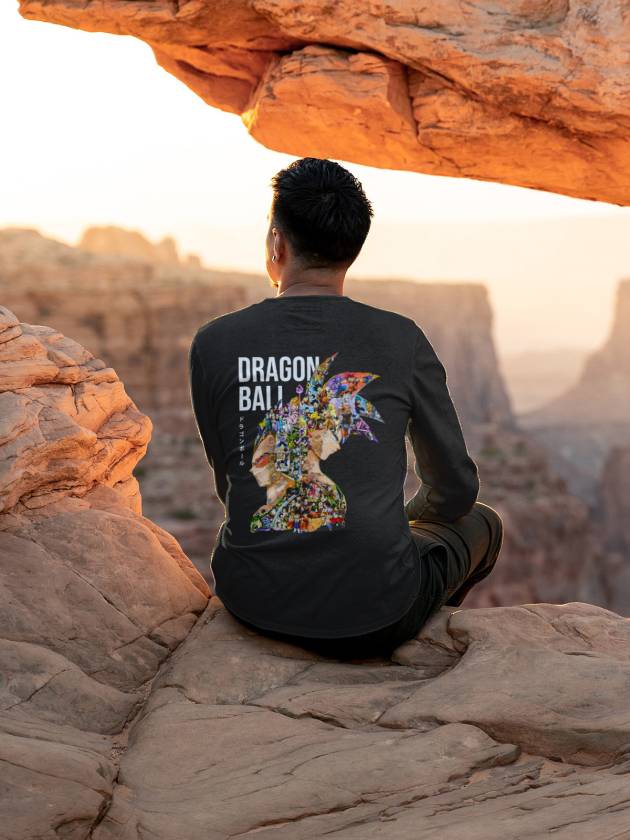 Tricou Goku Față-Spate