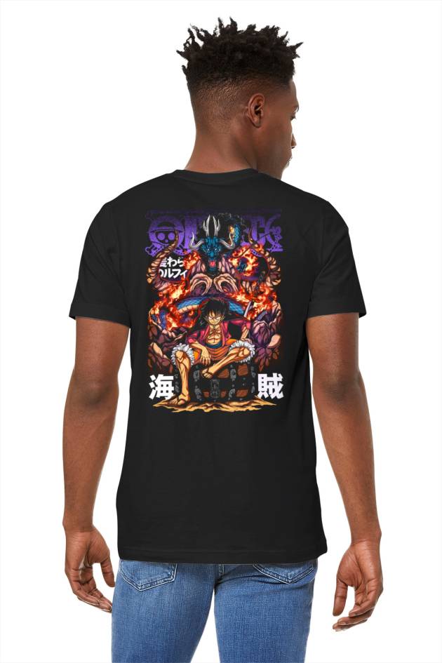 Tricou Luffy, Kaido Față-Spate