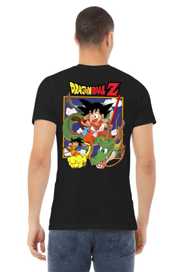 Tricou Goku Față-Spate
