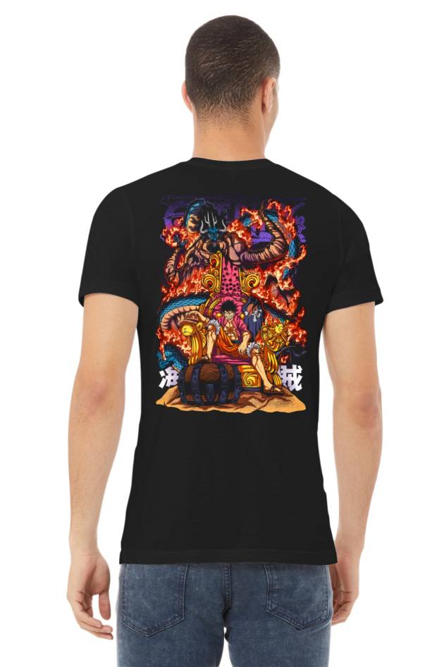 Tricou Luffy, Kaido Față-Spate
