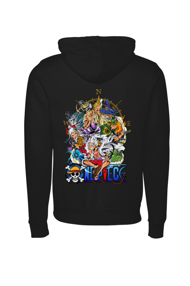 Hanorac Luffy, Wano Față-Spate