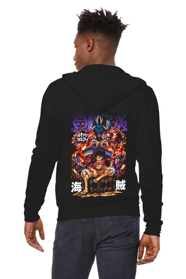 Hanorac Luffy, Kaido Față-Spate