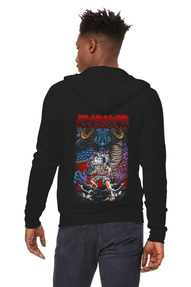 Hanorac Luffy, Kaido Față-Spate