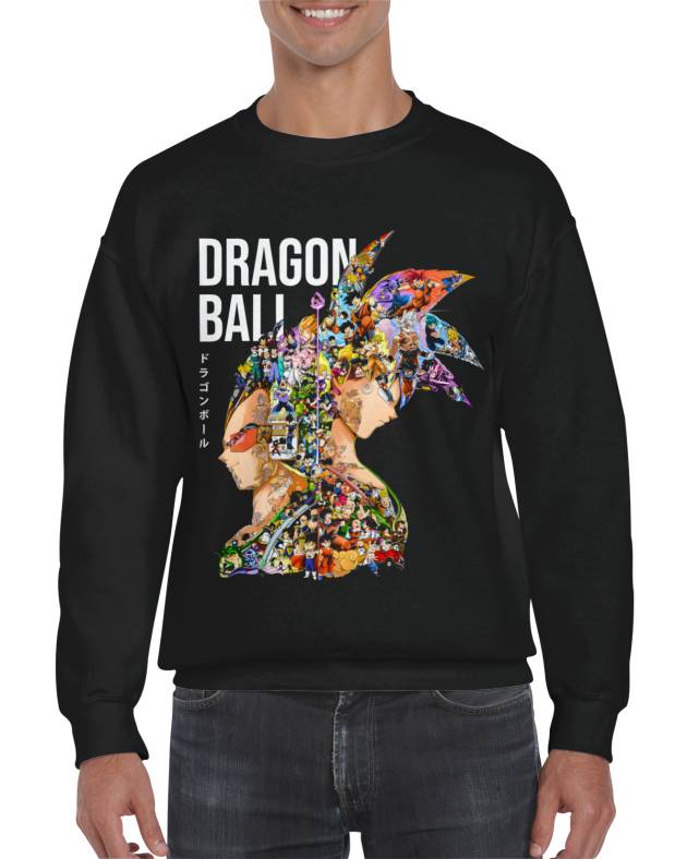Pulover Goku, Vegeta Față