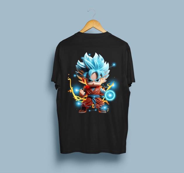 Tricou Goku Față-Spate